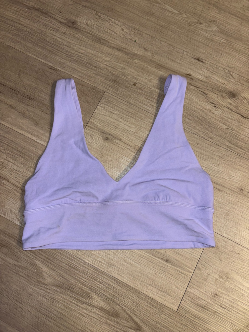 lululemon athletica Lavender V-Neck Seamless Sports Bra